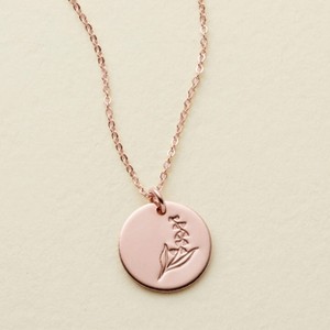 Made By Mary | May Birth Flower Necklace - 1 of 4