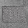Colonial Mills Outdoor Houndstooth Tweed Rug - Black 5'x7' - 2 of 2