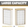 Toilet Paper Storage Organizer with Lid, Holds 24 Regular Rolls or 18 Mega Rolls, Slim Bathroom Organizer - 2 of 4