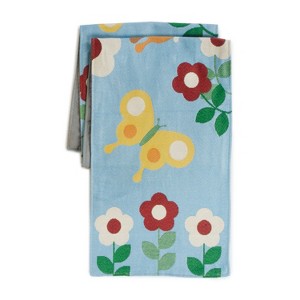 Multicolor Floral Table Runner for Classroom Shelves and Tables - 64'' x 13'' Decorative Nature Themed Runner - 1 of 3