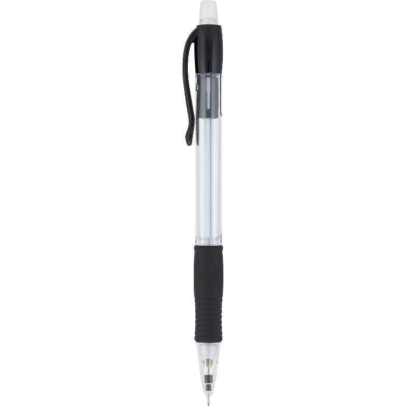 Pilot G-2 Mechanical Pencil 0.5mm Clear w/Black Accents Dozen 51014, 3 of 5