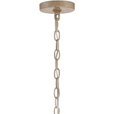 Jessa Burnished Silver 5-Light Indoor/Outdoor Drum Pendant