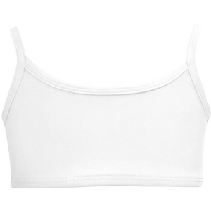 City Threads USA-Made Recycled Nylon UPF 50+ Girls Bikini Top - 1 of 4