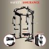 Coucheta Smith Machine Home Gym 2200Lbs Power Rack with Weights, Duable Cable & LAT Pulldown System, Strength Training Power Cages with Leg Hold-Down - 4 of 4