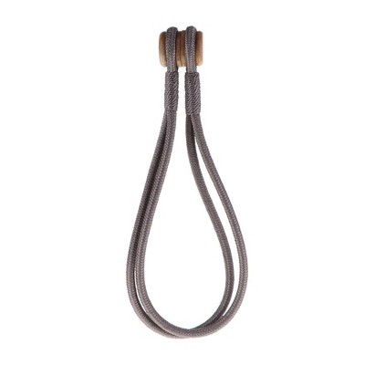 Evideco French Home Goods Magnetic Curtain Tiebacks – Double Braided Cord with Wooden Tips