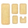 Home Weavers Radiant Collection 100% Cotton Tufted Bathroom Rug Set, Non-Slip Latex Bath Rug Set - 2 of 4