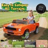 Joyracer Shelby 4WD 24 Volt Ride on Toys Cars for Kids, 2 Seats Electric Car with Remote Control, LED Lights, Music, Horn, Bluetooth, USB, Kids Gift - 3 of 4