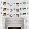 Big Dot of Happiness Christmas Village - Holiday Winter Houses DIY Decorations - Clothespin Garland Banner - 44 Pc - 3 of 4