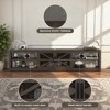 Belord TV Stand with LED Lights for TVs up to 90", Media Console with Adjustable Shelf for Living Room - 4 of 4
