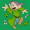 Mens Snow White and the Seven Dwarfs St. Patrick's Day Dopey Dance T Shirt - 2 of 3