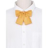 INSPIRE CHIC Women's Metallic Shiny Solid Color Square End Bow Ties - 4 of 4