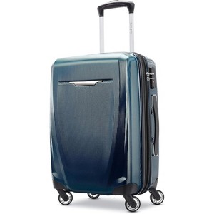 25-Inch Checked-Medium Hardside Expandable Luggage, Spinners, Premium Expandable Rolling Suitcase - 1 of 4