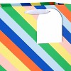 Kids' Large Gift Bag Diagonal Stripes - 3 of 4