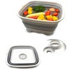 SAMMART 9.3L (2.46Gallon) Collapsible Dishpan with Draining Plug - 3 of 4
