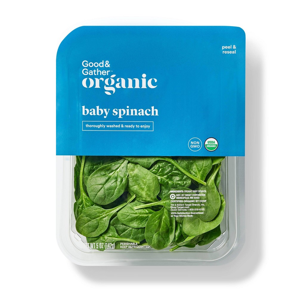 Fresh Organic Baby Spinach - 5oz - Good & Gather™