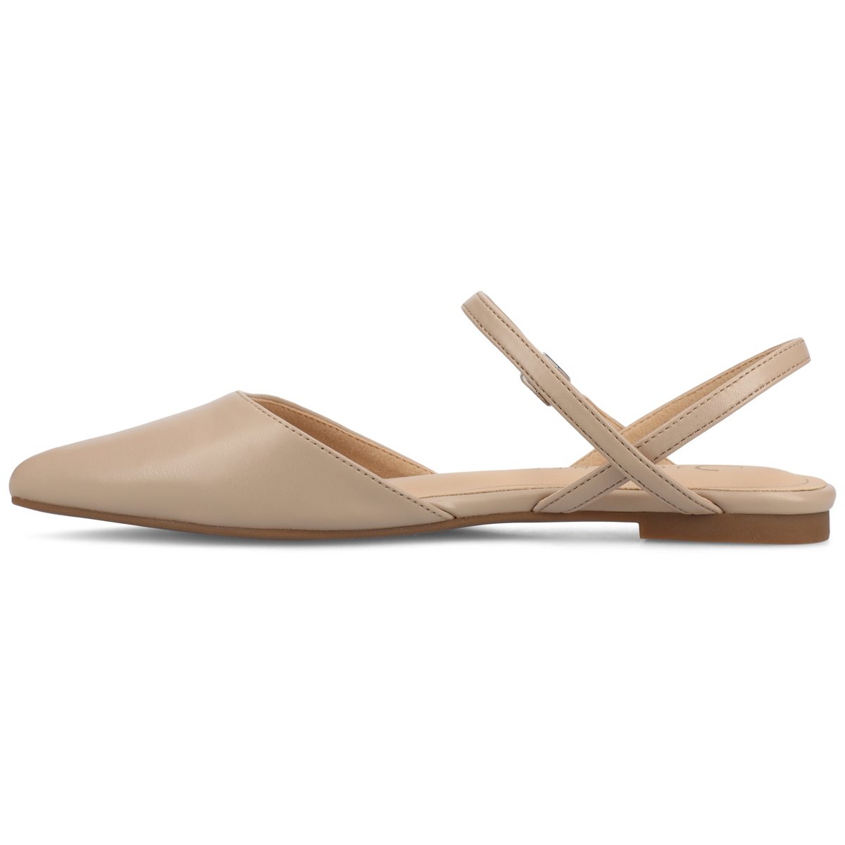 Обувь Journee Collection Journee Women's SuperNatural Shades Martine Flats, Taupe 8 — фото 2