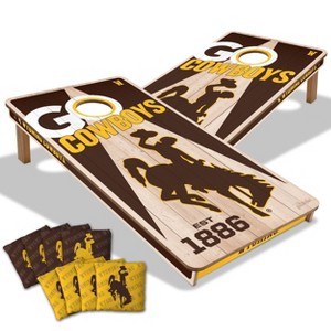 NCAA Wyoming Cowboys 2'x4' Wood Toss Game Set - 1 of 4