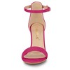 Allegra K Women's Faux Suede Ankle Buckle Strap High Stiletto Sandals - 2 of 4