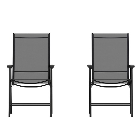 Black patio chairs discount target