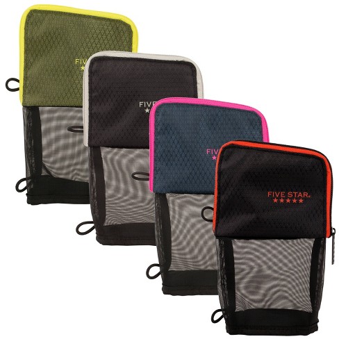 Binder Pouch 3 Ring Pencil Pouches, 12 Pack 12 Color Zipper Pencil Case  Pencil