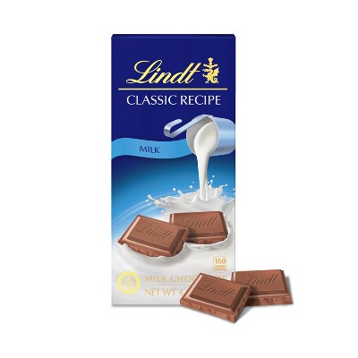 Lindt Classic Recipe Milk Chocolate Bar - 4.4oz : Target