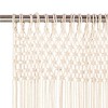 Aghana Digitals Cream Handmade Cotton Macrame Curtain 55.1x94.5" - Washable 30°C, Tunnel Top for - 4 of 4