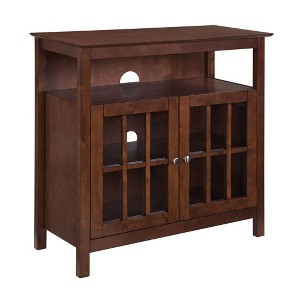 Big Sur Highboy TV Stand for TVs up to 42" with Storage Cabinets - Breighton Home - 1 of 4