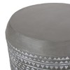 Maggift Patio End Tables Accent Side End Table for Outdoor and Indoor, Garden, Backyard Use, Special Design, Gray, 15.5"*15.5"*18.5" - 3 of 4