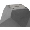 Sunnydaze Outdoor Square-Top Lightweight Cement Planters - 2pk - Moondust - 4 of 4