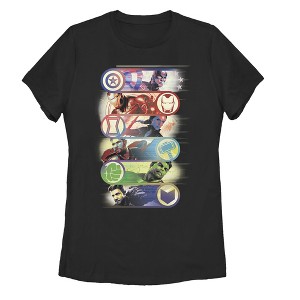 Women's Marvel Avengers: Endgame Hero Swipe Button T-Shirt - 1 of 3