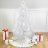 Northlight 4' Pre-Lit Artificial Christmas Tree Slim Color Changing Fiber Optic - Multicolor LED Lights - 2 of 4