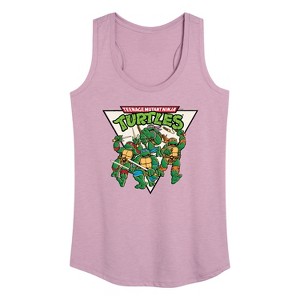 Women's - Teenage Mutant Ninja Turtles - Triangle Graphic Racerback Tank - 1 of 4