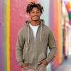 Dalix Lightning Bolt Glow in the Dark Embroidered Zip Hoodie Fleece Long Sleeve Pocket Warm Soft Mens - 3 of 4