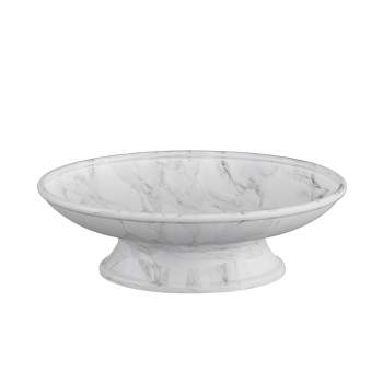 Compton Marble Patterned Resin Soap Dish Holder - Nu Steel