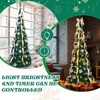 NAYSAYE 7FT Pre-Lit Christmas Tree Fully Decorated Artificial Xmas Tree for Living Room Home Office, Green, 25.5"*25.5"*84" - 4 of 4
