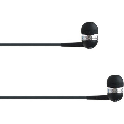 4XEM Ear Bud Headphone Black - Stereo - Mini-phone - Wired - 16 Ohm - 20 Hz - 18 kHz - Earbud - Binaural - In-ear - 3.75 ft Cable - Black