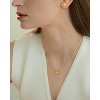 Bearfruit Jewelry Sterling Silver 18k Gold Plated Flora Cultured Pearl Necklace - 2 of 4