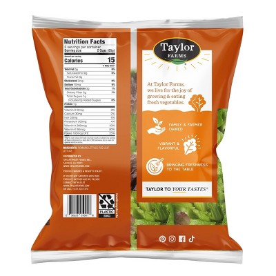 Fresh Taylor Farms Leafy Romaine Lettuce - 9oz