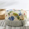 NicBex Modern 24" Round Ottoman Upholstered Footstools with Button Tufted Top for Bedroom and Living Room - 2 of 4