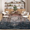 Washable Area Rug, Ombre Vintage Distressed Low Pile Non-Slip Carpet, Ultra-Thin Accent Rug for Bedroom, Living Room, Dining Room - 2 of 4