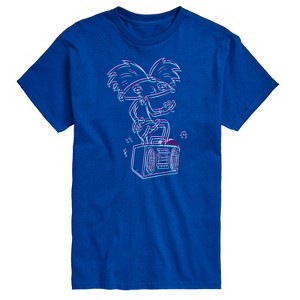 Men's - Hey Arnold! - 3D Arnold Short Sleeve Graphic T-Shirt - 1 of 4