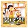 PosterPalooza | Square Shabby Chic Yellow Picture Frame - UV Acrylic, Foam Board Backing, Hanging Hardware - 2 of 4