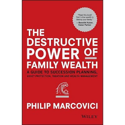 The Destructive Power of Family Wealth - (Wiley Finance) by  Philip Marcovici (Hardcover)