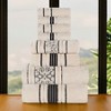 Zero Twist Cotton Solid and Floral Jacquard 8 Piece Bathroom Towel Set by Blue Nile Mills - 2 of 4