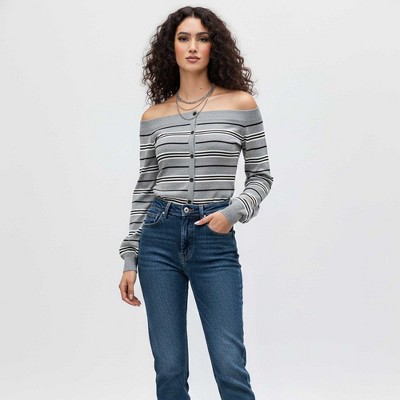 Cherie Code Women’s Soft Knit Pullover Top – Cotton‑Poly Blend, Long Sleeve Crewneck