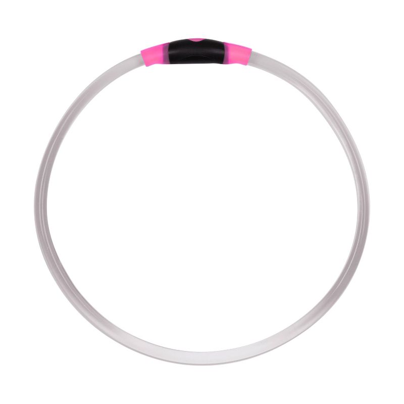 Nite Ize Howl LED Safety Necklace Adjustable Dog Collar - Pink, 5 of 9