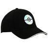 Pokemon Holographic Pokeball Men's Elie Flex Black Baseball Cap - 3 of 4