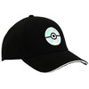 Pokemon Holographic Pokeball Men's Elie Flex Black Baseball Cap - image 3 of 4