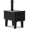 GOCAPTAIN Alloy Steel Camping Wood Stove ¨C Portable Outdoor Wood Burning Stove, Tent Stove for Hot Tents, Hunting, Ice Fishing, Backyard Cooking - 3 of 4