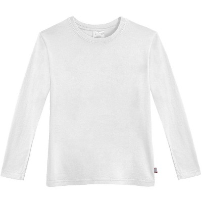 City Threads Boys Long Sleeve Soft Cotton Jersey T-Shirt, Comfortable Kids/Toddlers Tee Top, White, 4Y — фото 3